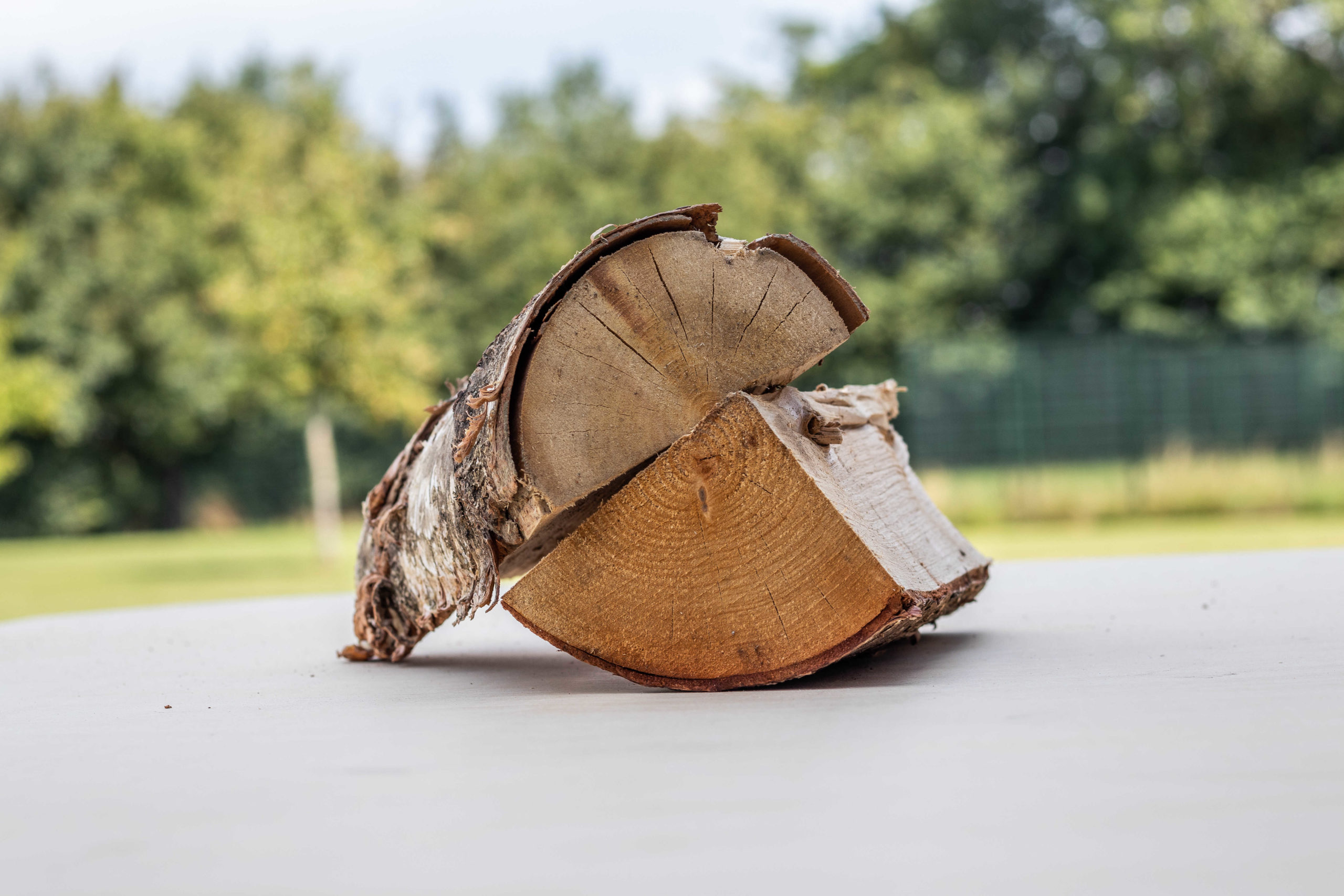 Berkenhout voor in de haard